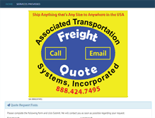 Tablet Screenshot of freight-trucking.com